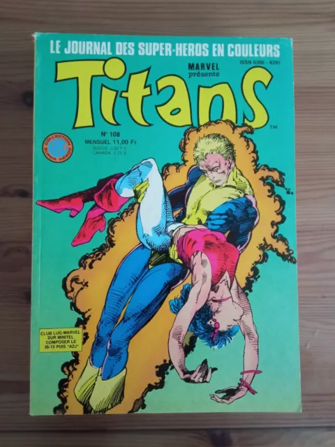 TITANS n° 108 - BD LUG comics - TBE...RAS