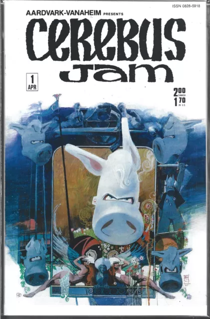 Aardvark-Vanaheim Presents Cerebus Jam #1 (Nm) Copper Age, $3.95 Flat Shipping