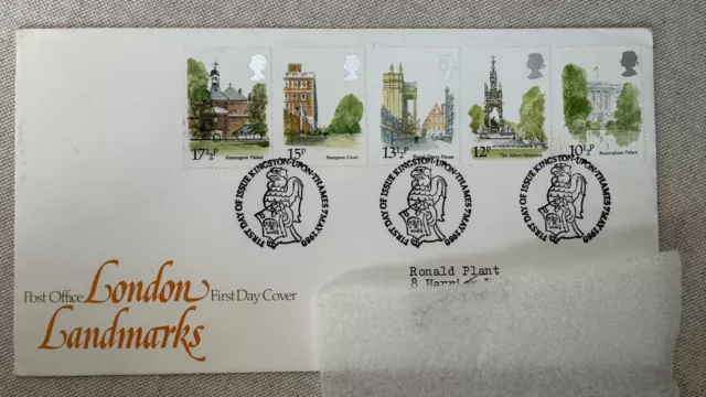 UK Royal Mail First Day Cover - London Landmarks 1980