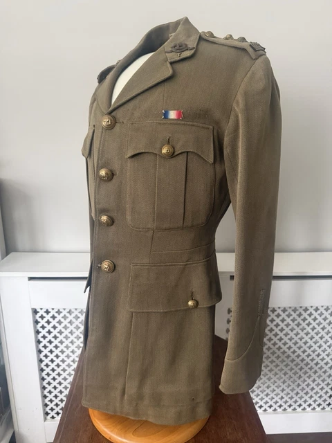 WW1 BRITISH ARMY Officers Service Dress Jacket Duke Of Wellington’s ...