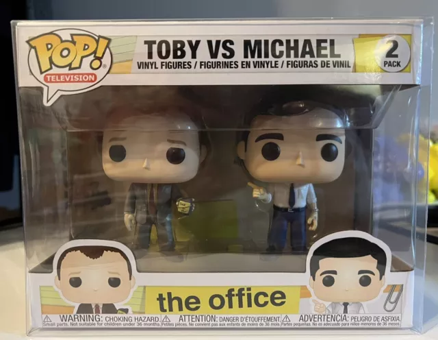 Funko POP! The Office Toby vs Michael 2 Pack with Plastic Protector