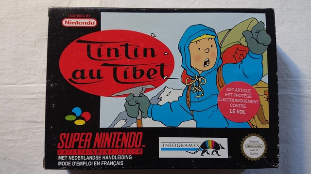 Tintin au Tibet super nintendo SNES FAH