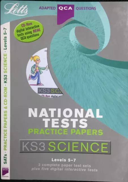 KS3 National Tests Practice Papers SCIENCE Exam Test 5-7 / DVD/CD Complete Set