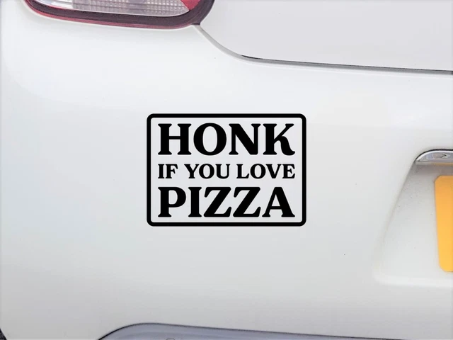 Honk if You're Horny Sticker Car Bumper Decal Parody Funny V8 Turbo JDM