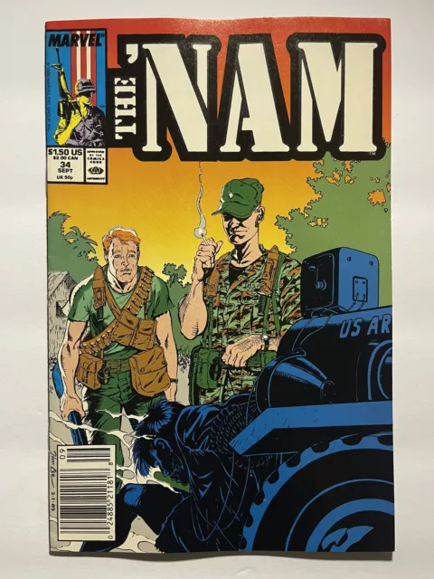 The NAM #34 Marvel Comics Doug Murray Vietnam War Comics 1989