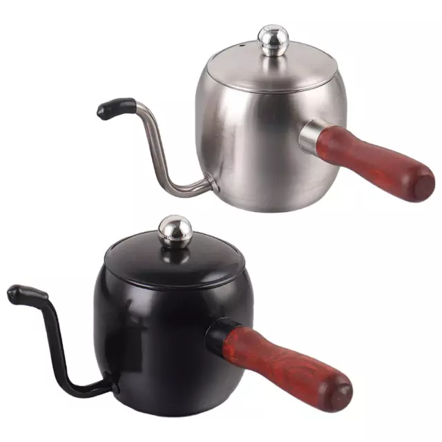 Pour over Kettle Coffee Tea Pot 500ml Long Narrow Spout with Lid Camping Coffee