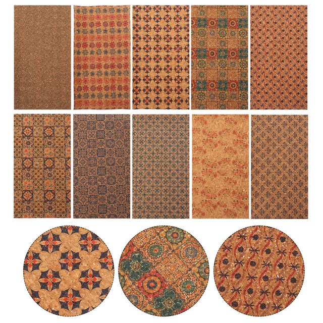 10pcs Fabric Craft Printing Sheets Synthetic Sheet