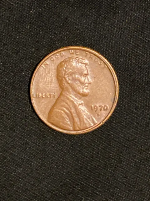 1970 D broadstruck penny