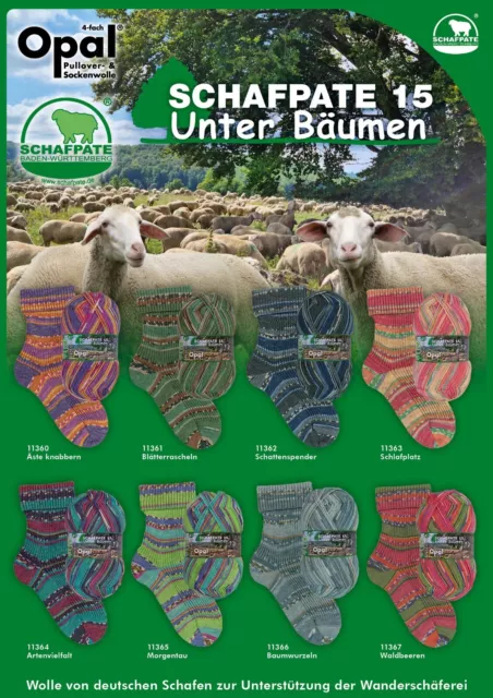 8 x 100 size sock wool/tights opal sheepgodfather 15 NEW!!!