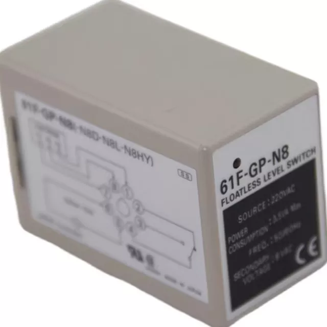 1PCS 61F-GP-N8 PLC Floatless Level Switch 220VAC New