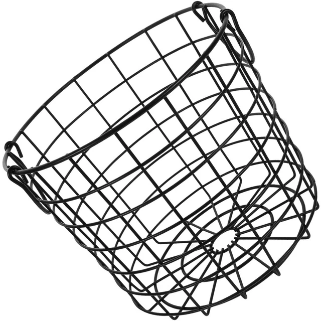Iron Wire Laundry Hamper Laundry Storage Basket With Handles Iron Storage Basket