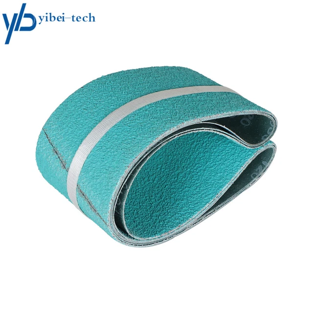 3 Piece 4 Inch × 36 Inch 40, 80, 120 Grits Metal Grinding Zirconia Sanding Belts