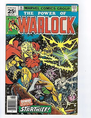 The Power of Warlock # 14 Marvel VF Starlin 2nd Star Thief