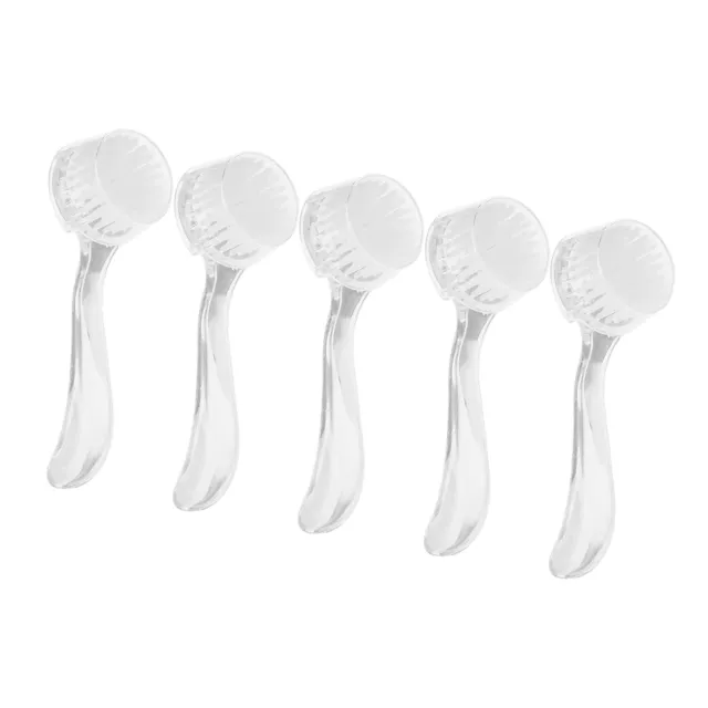 5x Soft Nail Dust Cleaning Brush Nail Art Powder Removal Brushes Manicure GFL