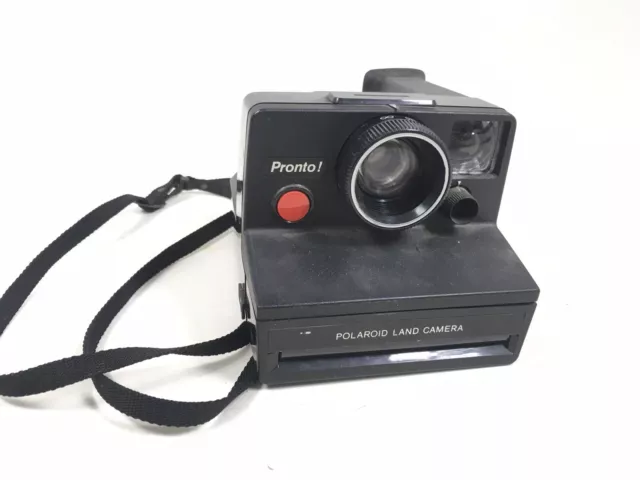 Vintage Polaroid Pronto! Instant Land Camera with Strap Untested