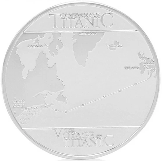Pièce commémorative du Titanic - Souvenir RMS du Titanic - Pièce de