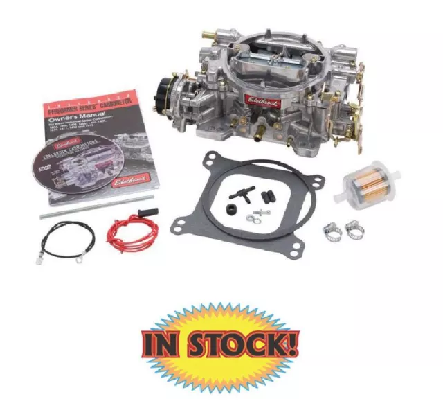 Edelbrock 1406 - Performer Carburetor, 600 CFM Electric Choke - Satin