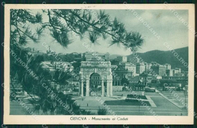 Genova Città Monumento ai Caduti cartolina WX3621