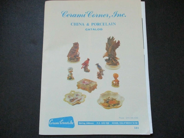 Catálogo de Cerami Corner, Inc. China y porcelana