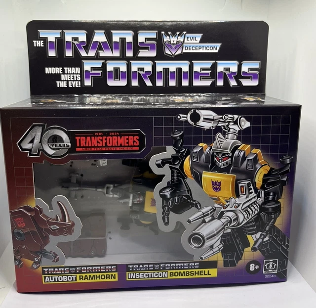 TRANSFORMERS G1 REISSUE 40th Anniversary Insecticon Bombshell & Autobot ...