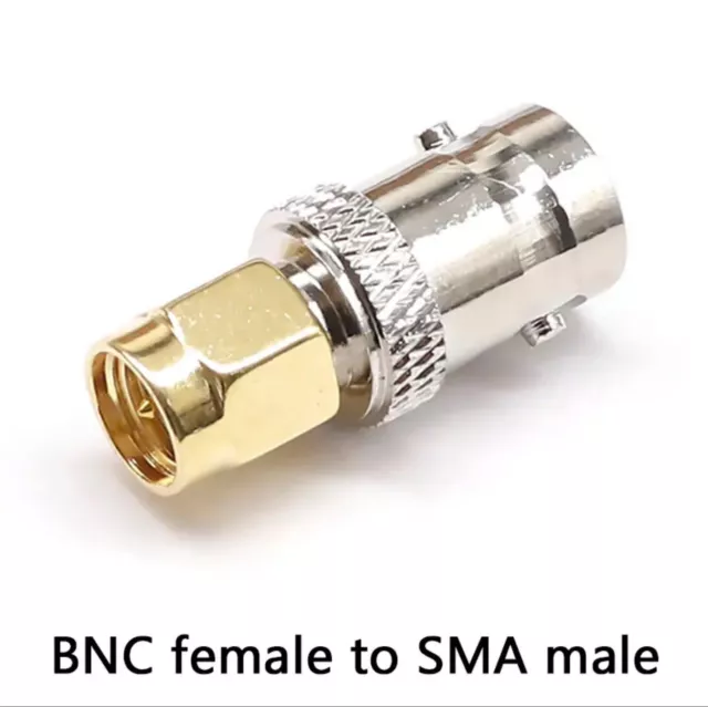 Adapter BNC Buchse auf SMA Stecker (BNC female to SMA male)