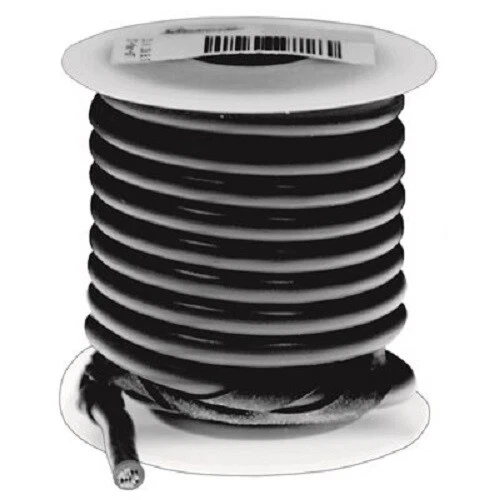 18 Gauge PVC Primary Wire Black 100'