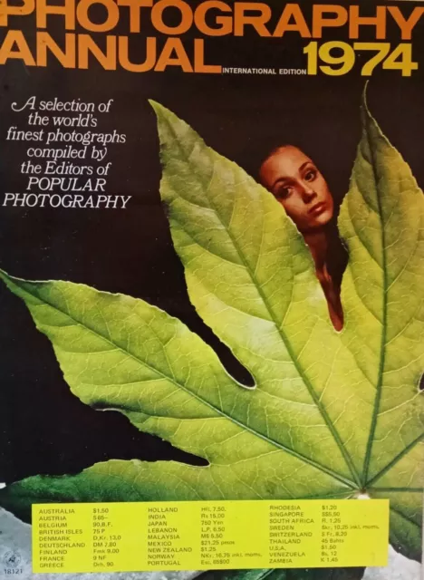 Photography Annual 1974International Edition New York Ziff Davies