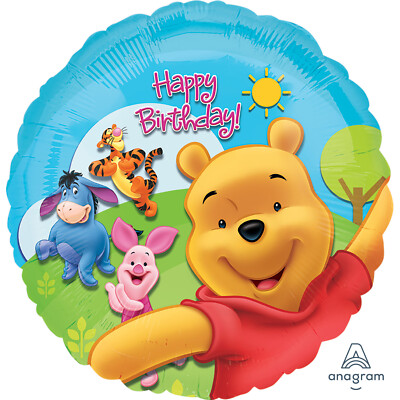 81x51cm gonfiabile ad elio o aria Amscan PALLONE palloncino MYLAR WINNIE CON PIMPY 