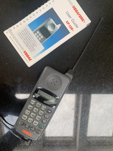 VODAC VP130 Mobile Phone Retro Boxed With Original Manual, Car & Home Chargers