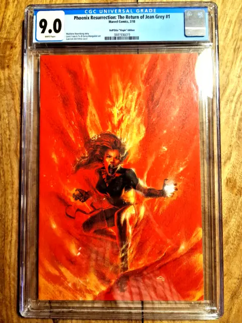 Phoenix Resurrection : The Return of Jean Gray 1 Dell'Otto variant cover CGC 9.8