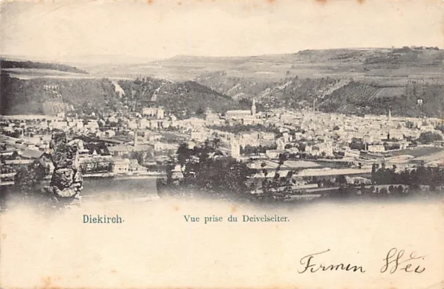 Luxembourg - DIEKIRCH - Vue prise du Deivelselter - Ed. Th. Mannon 181