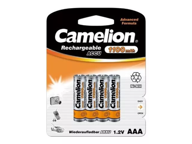 Promotion lot 4 accus piles rechargeables C LR14 R14 HR14 3500 mAh 1.2V  Camelion 4260033151544