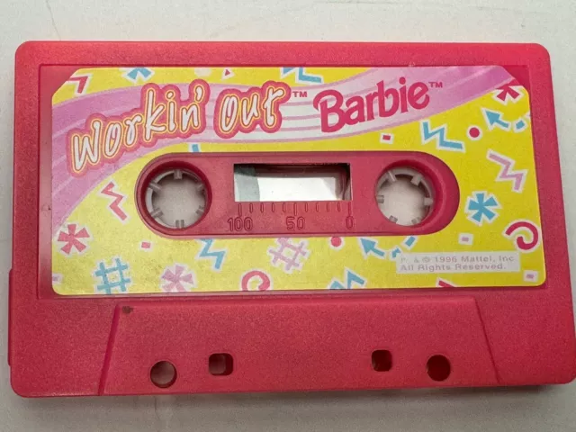 BARBIE WORKIN’ OUT Cassette Tape 1996 $11.50 - PicClick