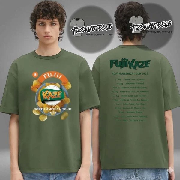 FujiiiKaze NORTH AMERICA TOUR 2025 Tシャツ Fujii Kaze Europe And North America Tour 2025 T-shirt - Ricardo