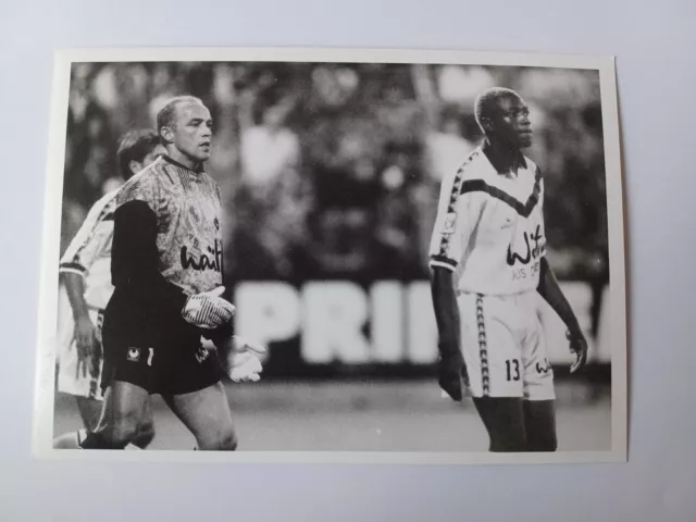 Photographie originale ancienne football Bodart et Ba (Bordeaux) année 1996