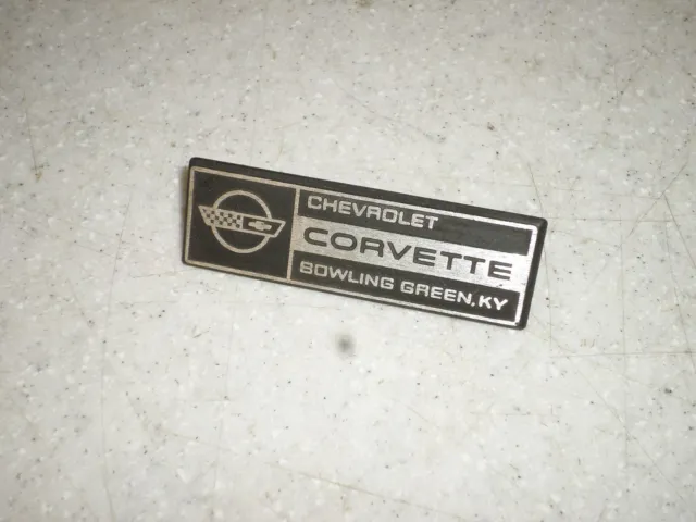 85 Corvette UNDER HOOD EMBLEM 84 93 Bowling Green Kentucky C4 tpi LT1 87 86 90
