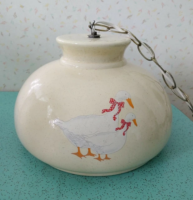 Hanging Lamp For Nursery Geese Mother Goose 11" Diameter