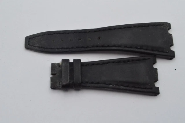Bracelet De Montre En Cuir Brillant Type Croco Vert Clair 18mm - Avec Boucle Ardillon, Neuf étiqueté | Fabriqué En Allemagne