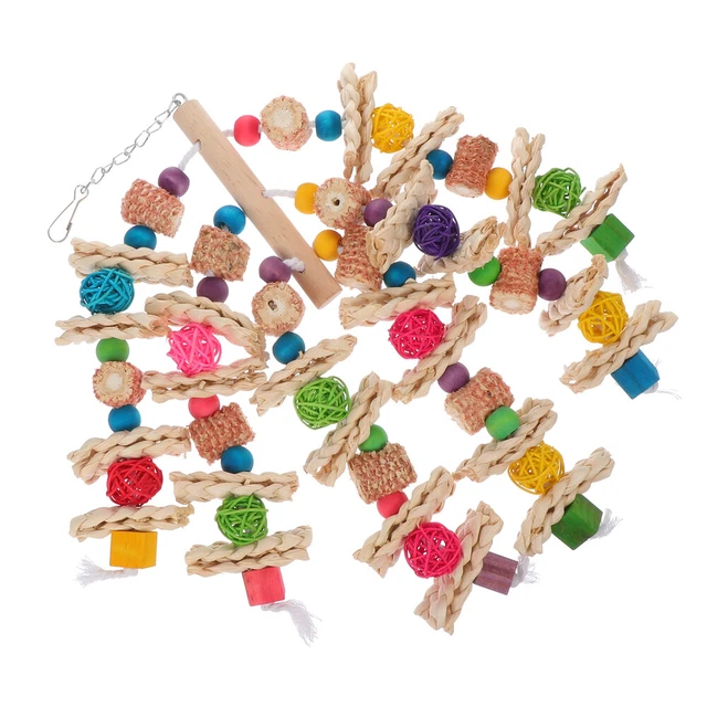 1pc Papagei Spielzeug Vogel Block Käfig Spielzeug Pet Liefert