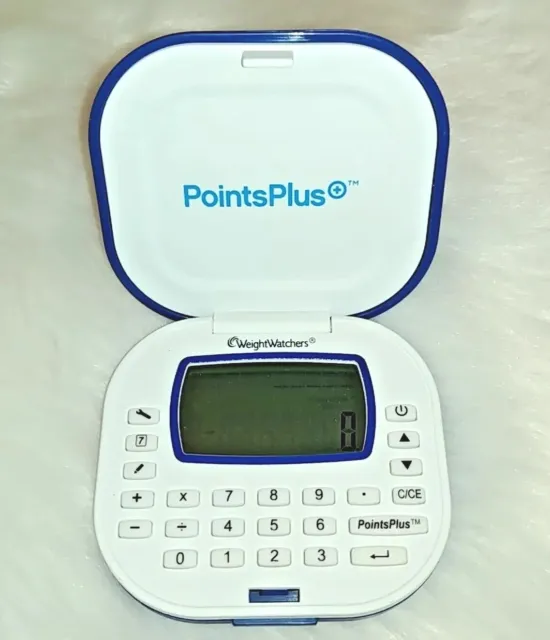 Calculadora Weight Watchers Points Plus color azul y blanco sin folleto