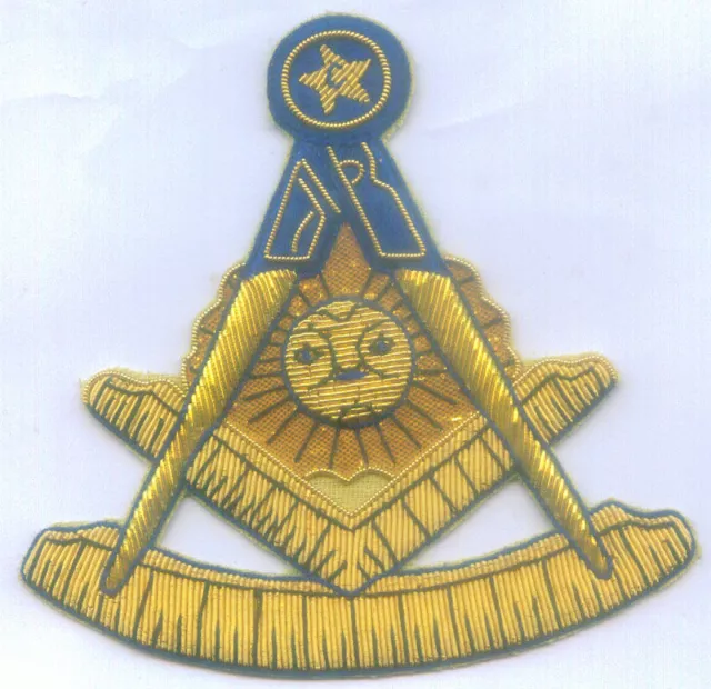 Masonic Mason Fraternal Bullion Patch Master Blue Lodge 33 Masonry Freemasonry 3