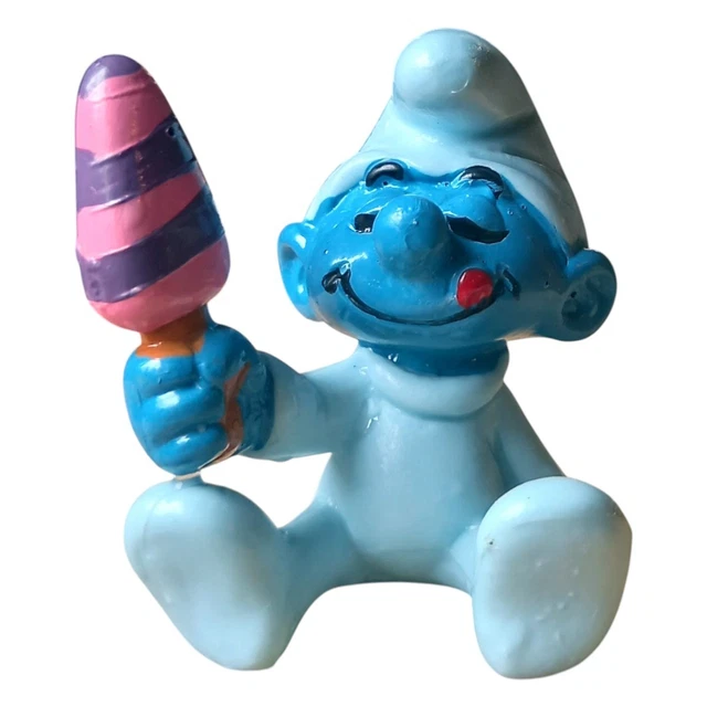 Figurine Schleich Schtroumpf Avec Cœur The Smurfs 20817 - Bleu, Détails Réalistes Pour Jeux Imaginatifs