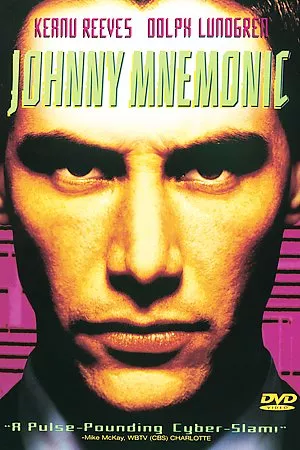 Johnny Mnemonic DVD THE MOVIE Keanu Reeves , Dina Meyer Ice T 1995 Takeshi Kita