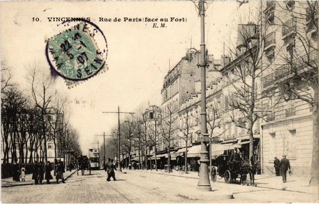 CPA AK Vincennes Rue de Paris FRANCE (1283190)
