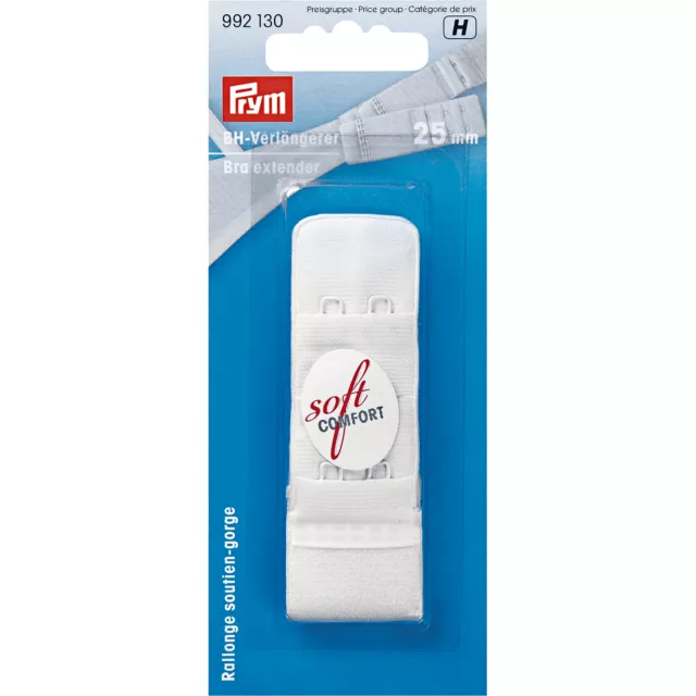 Prym Cotton Bra Extender, Wei�er 2 Haken