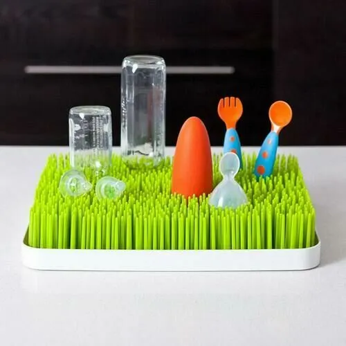 Boon Grass Baby Bottle Drying Rack/Washing Up Rack Dry Baby Bottles Safely