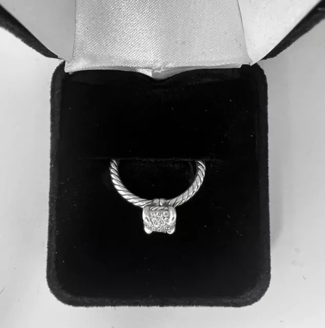 DAVID YURMAN PETITE Chatelaine Ring Sterling Silver with Pavé Diamonds ...