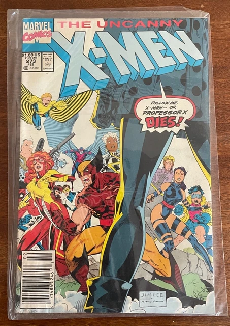 Uncanny X-Men Vol. 1 #273 Jim Lee Cover Art (1991) Marvel Comics