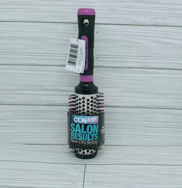 Conair Professional Salon Results Blow Dry Styling Brush Med/Long Hair Purple