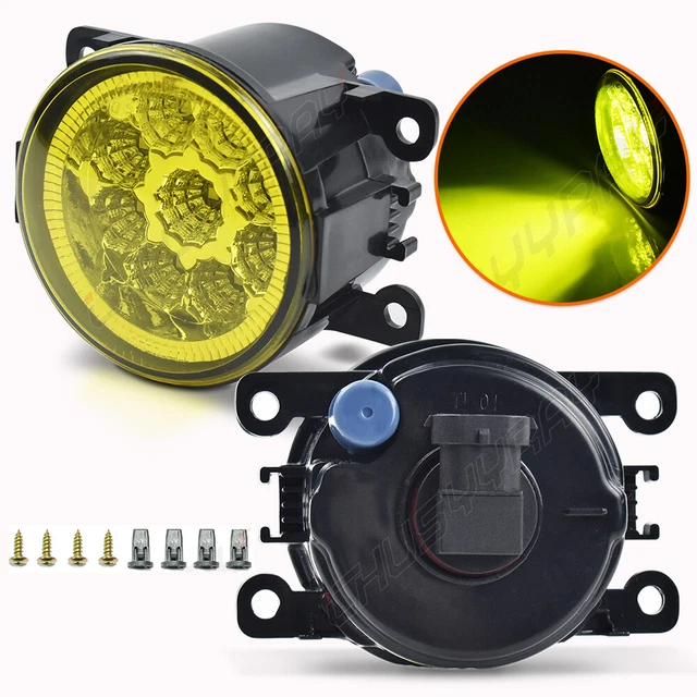 Fit Honda Fog Light Driving Lamp H11 Bulbs Right Left Side Accessories Yellow